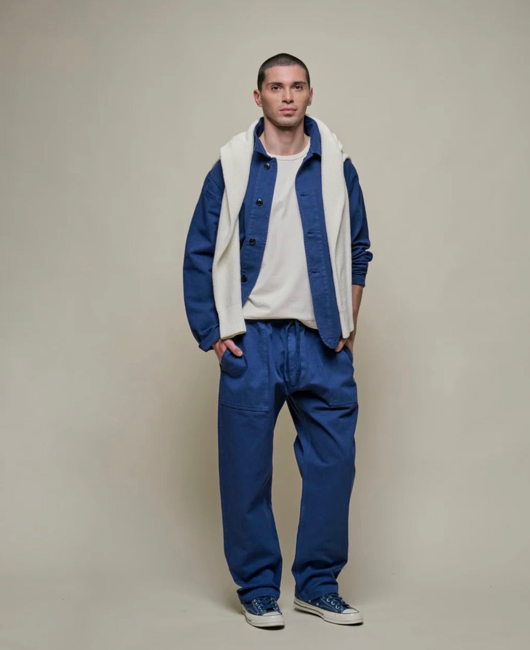 Merz B. Schwanen JKT05 Unisex Jacket in Ink Blue