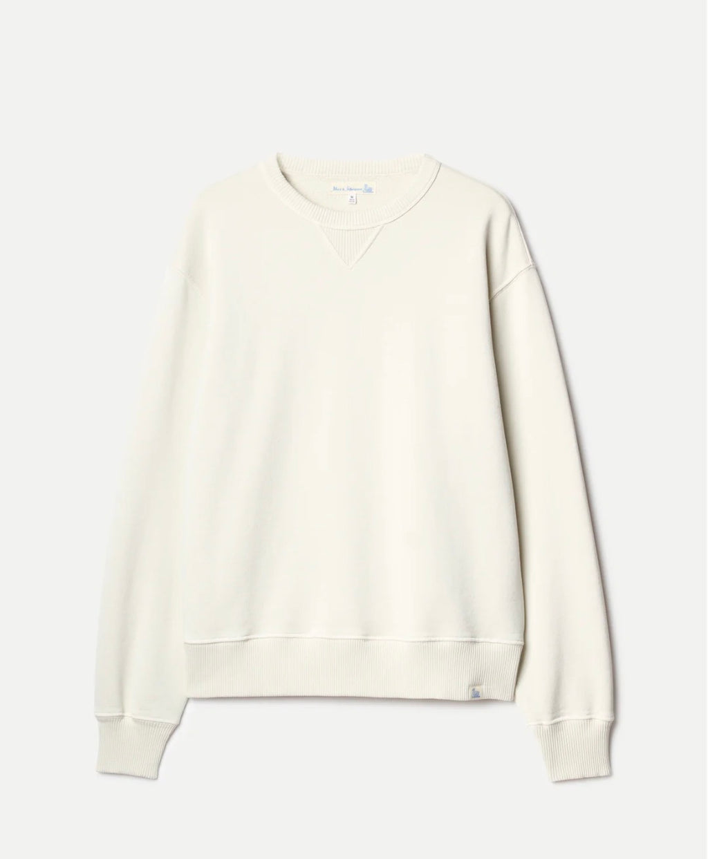 Merz B. Schwanen Authentic Fleece Classic Fit Sweatshirt in Nature