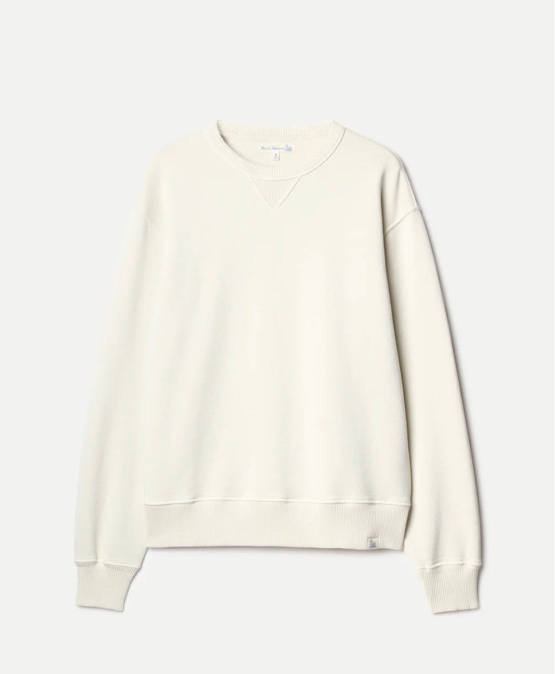 Merz B. Schwanen Authentic Fleece Classic Fit Sweatshirt in Nature
