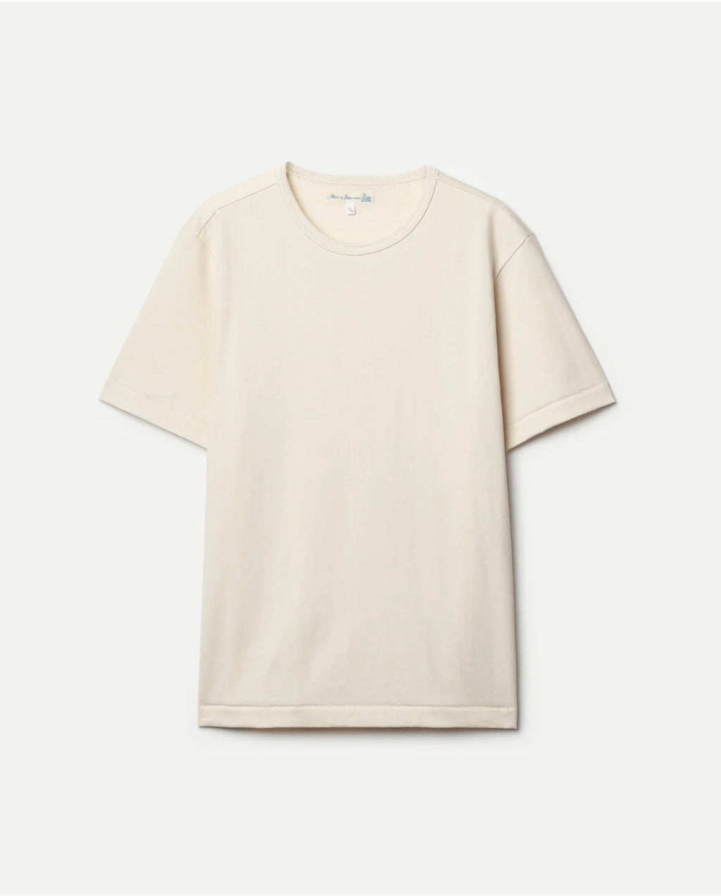 Merz b. Schwanen 2M15 Vintage Classic Fit T-Shirt in Nature