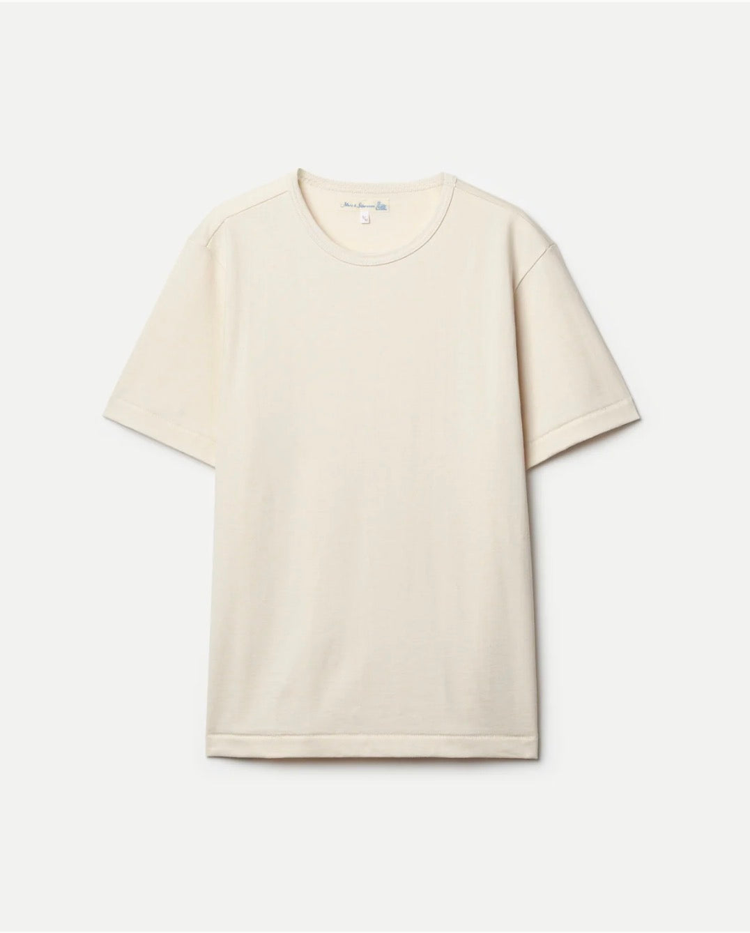 Merz b. Schwanen 2M15 Vintage Classic Fit T-Shirt in Nature
