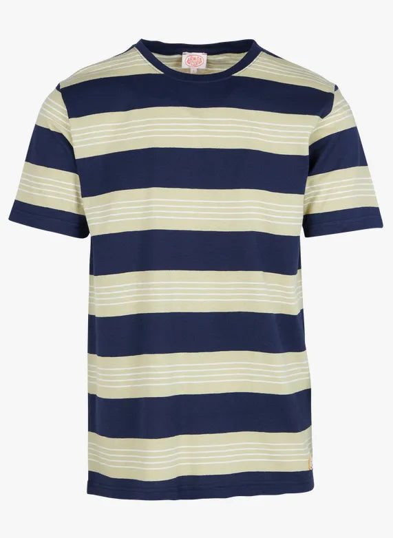 Armor Lux Heritage Stripe Cotton Linen Tee