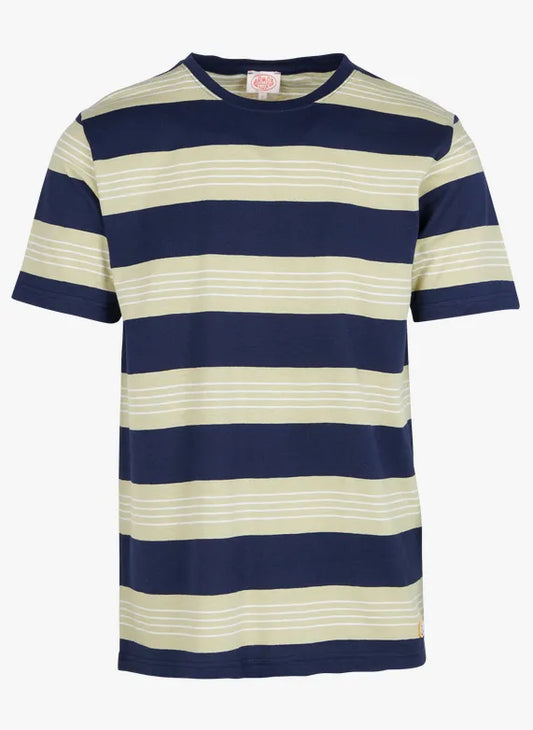 Armor Lux Heritage Stripe Cotton Linen Tee