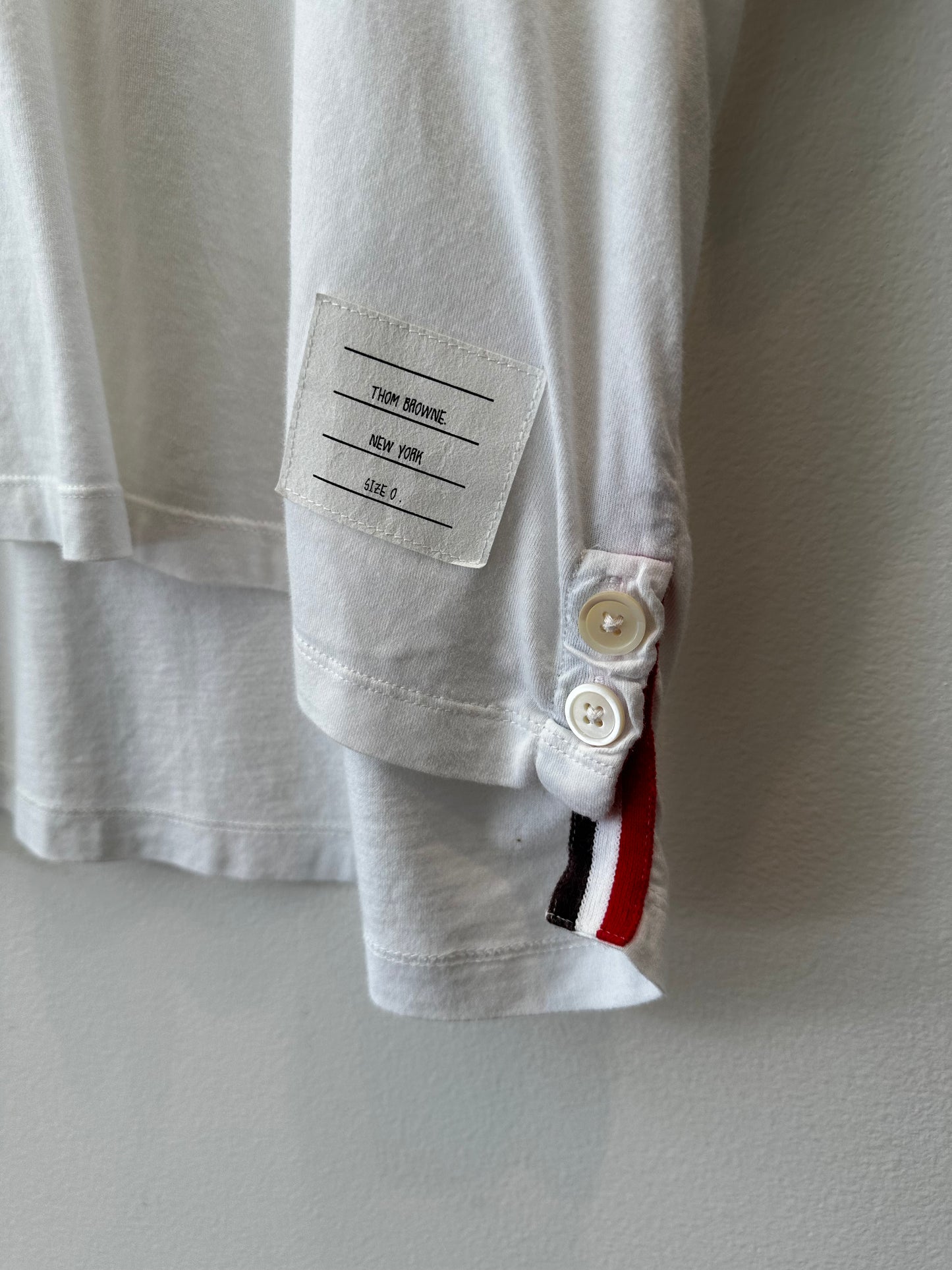 Thom Browne Cotton Jersey Oversized Tee