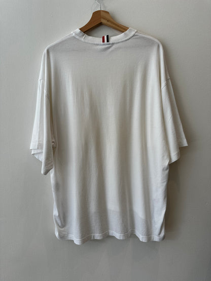 Thom Browne Cotton Jersey Oversized Tee