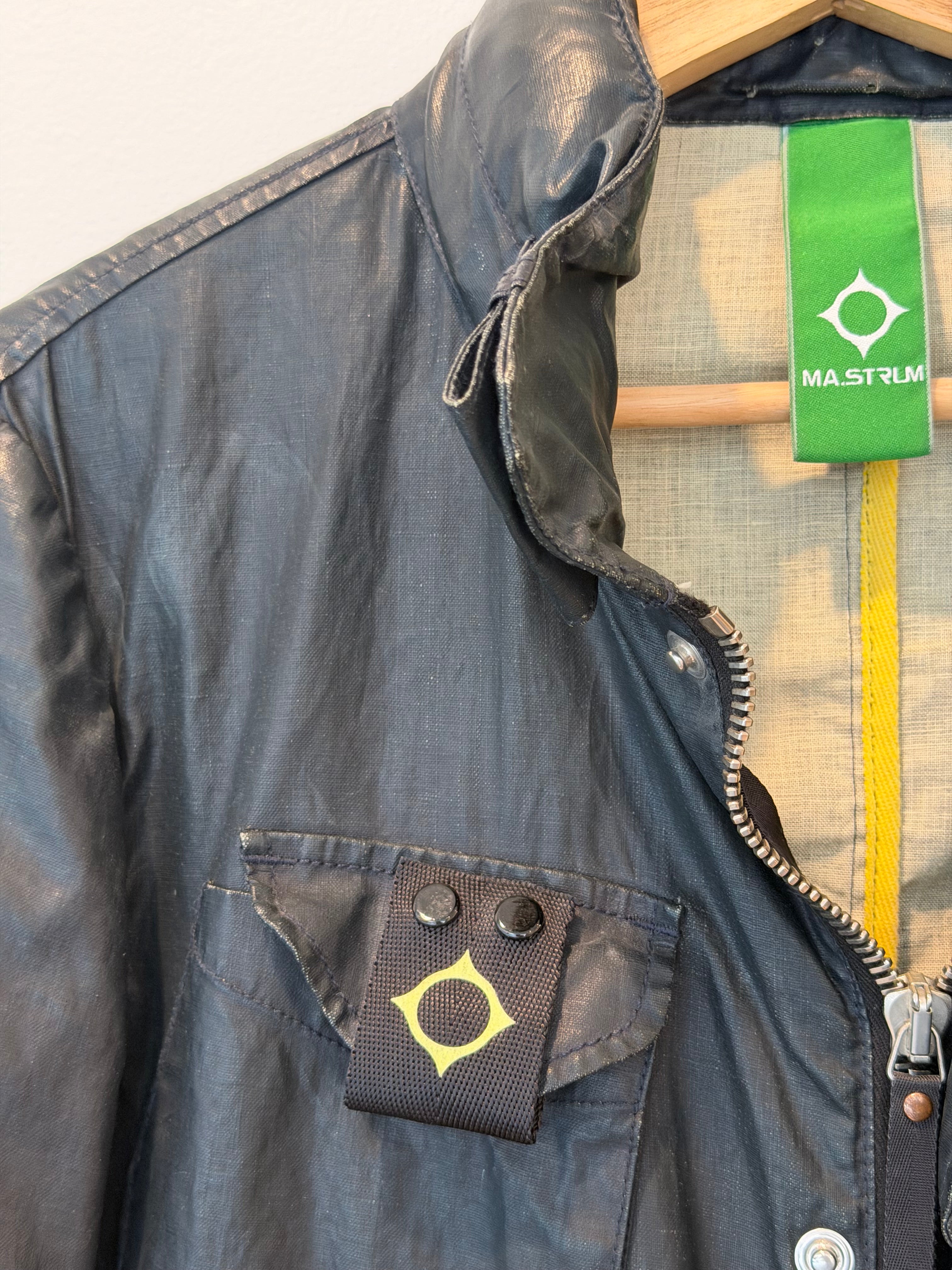 MA.STRUM Bonded Linen Field Jacket
