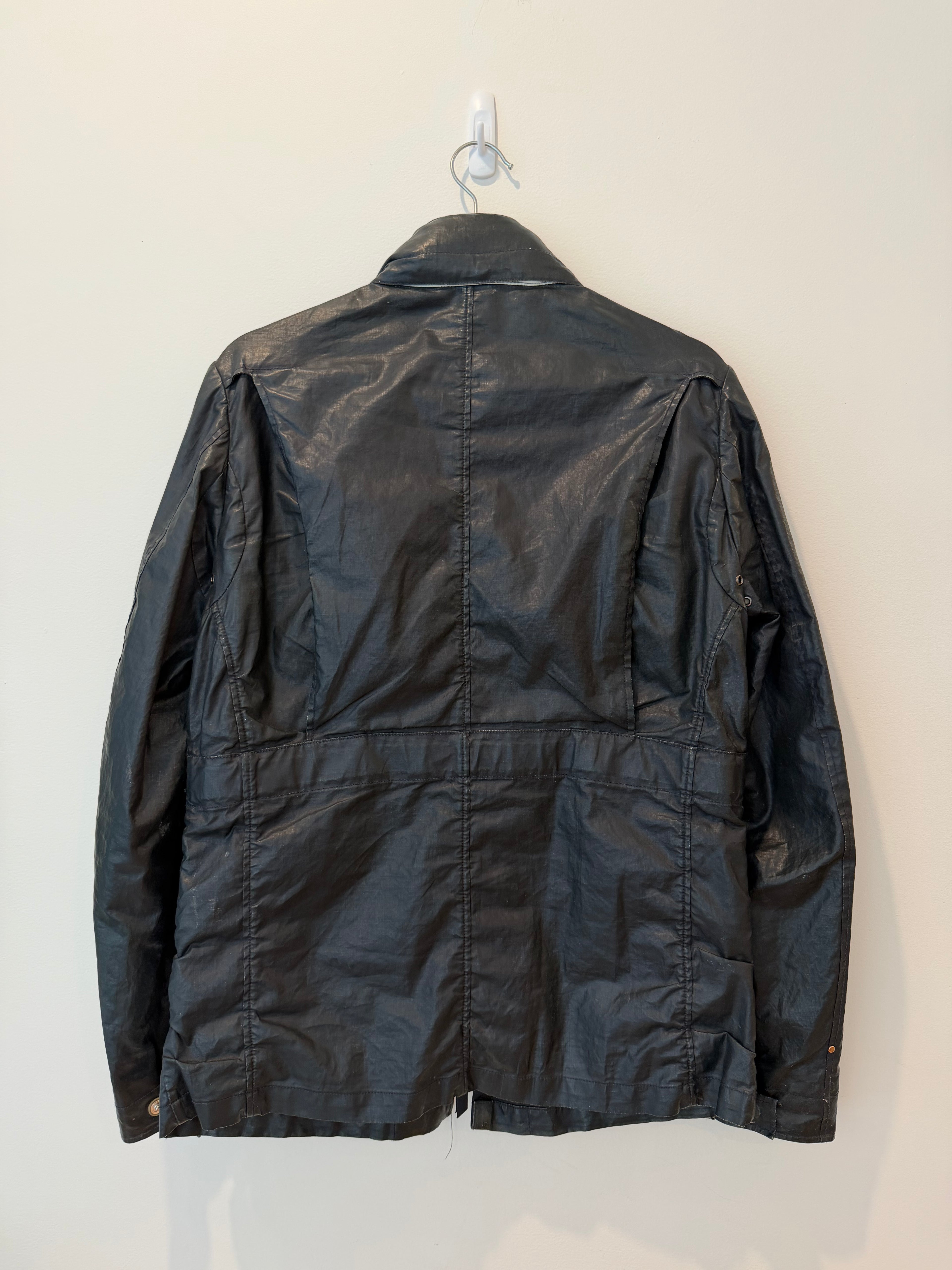 MA.STRUM Bonded Linen Field Jacket