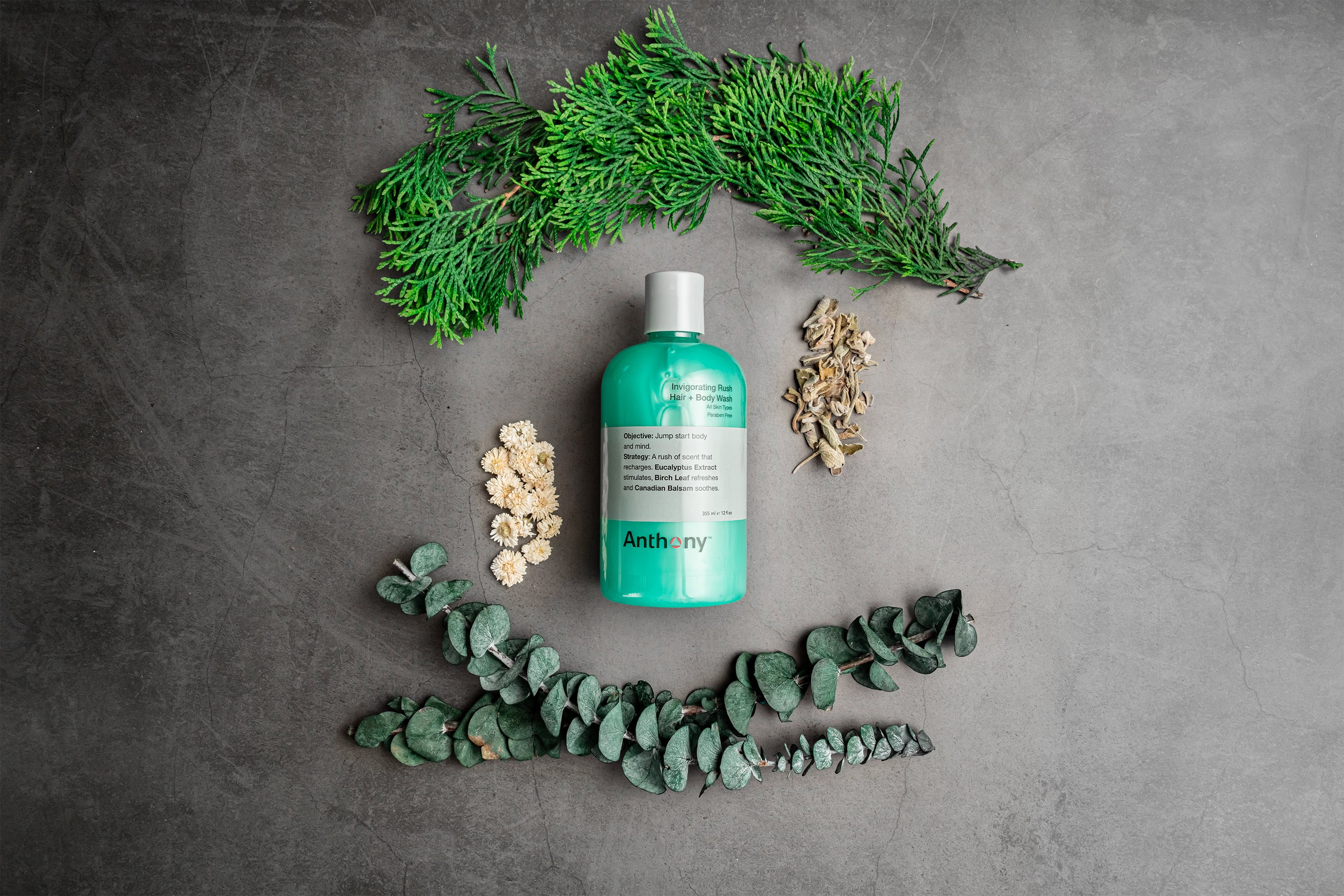 Anthony Invigorating Rush Hair + Body Wash