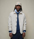 Merz B. Schwanen JKT05 unisex natural organic cotton workwear jacket with corozo buttons and chest pocket