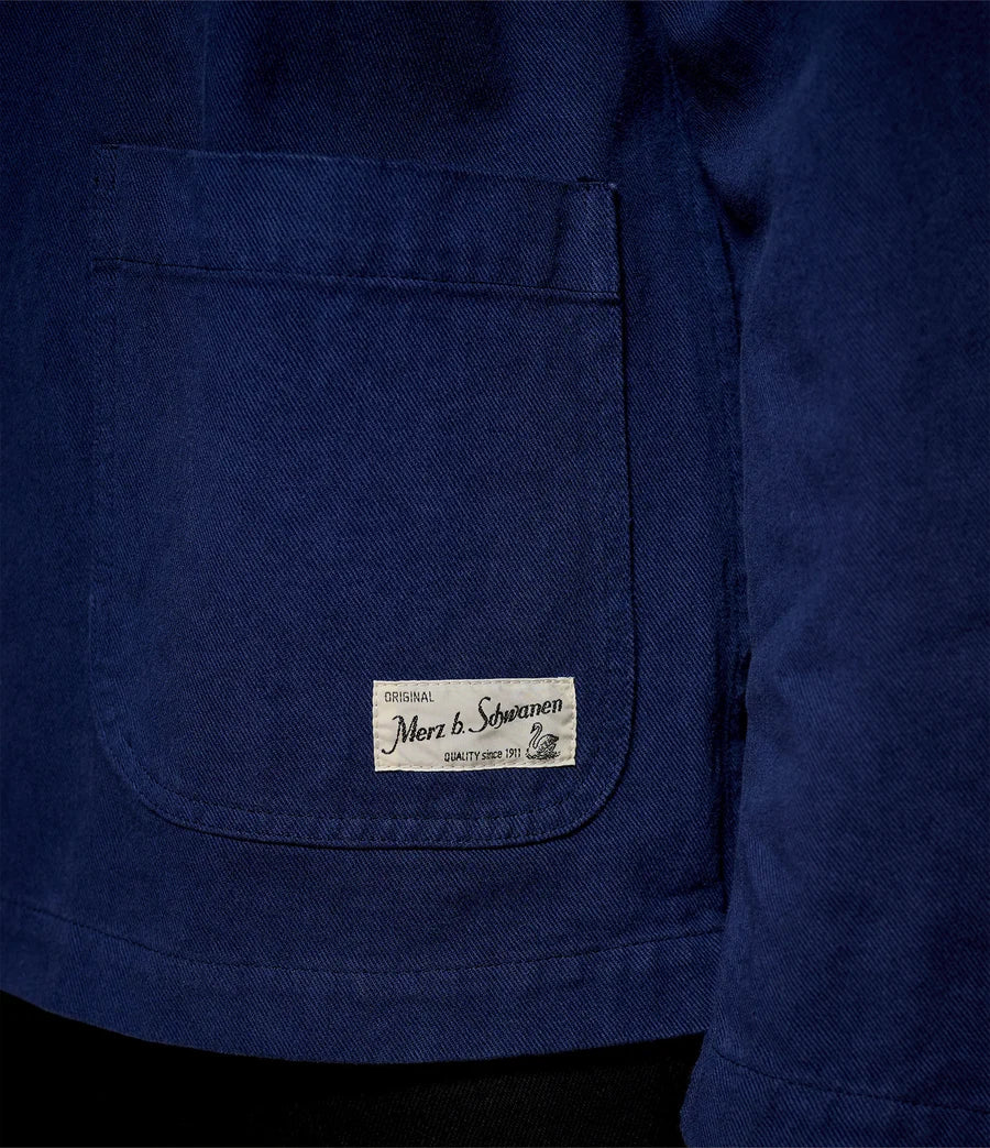 Merz b. Schwanen JKT05 Unisex Jacket in Ink Blue, image 3