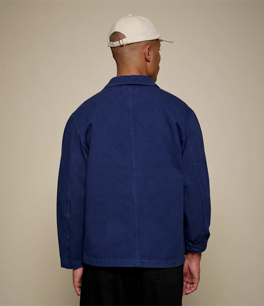 Merz b. Schwanen JKT05 Unisex Jacket in Ink Blue, image 4