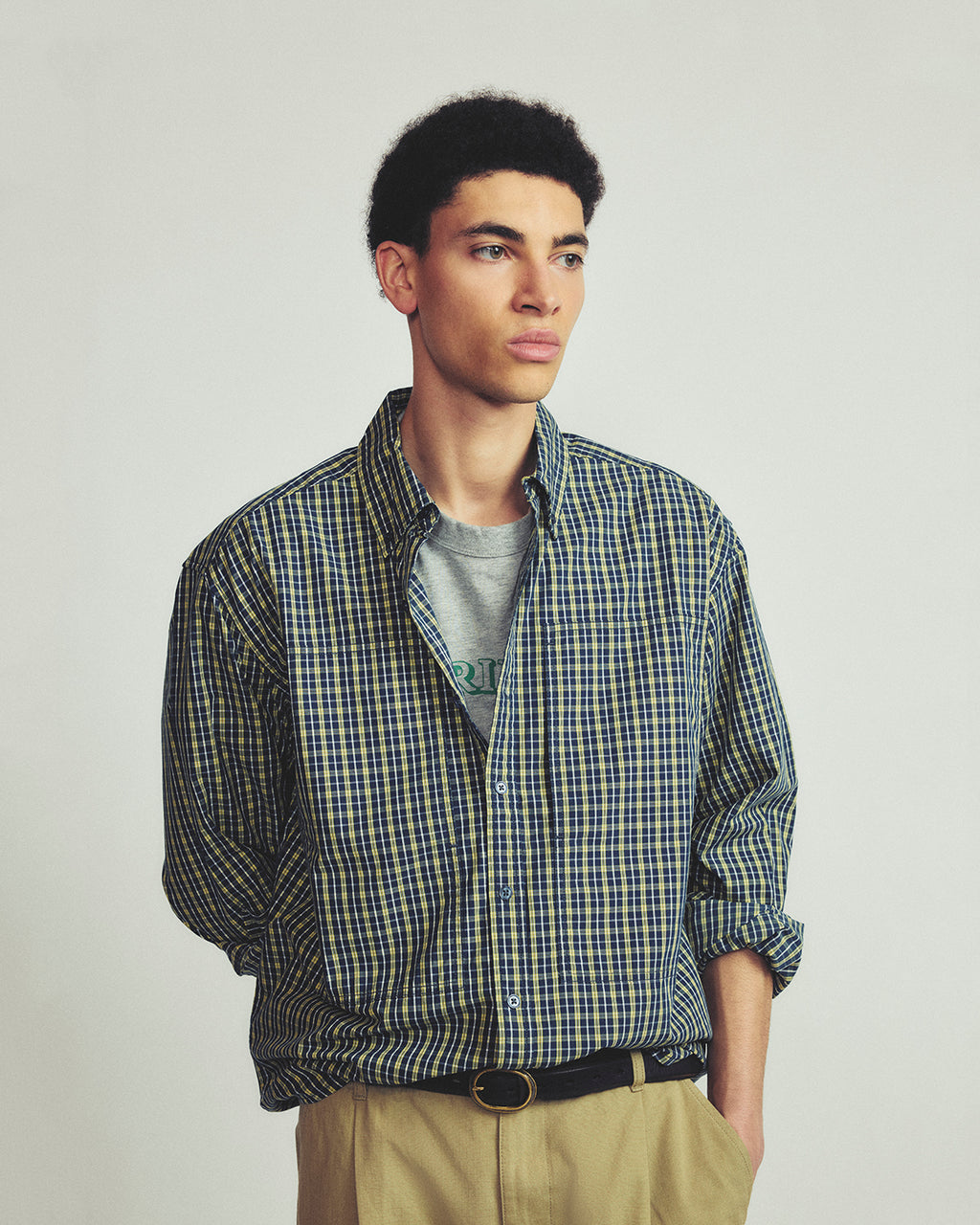 Larriet Grant Shirt in Botanical Check