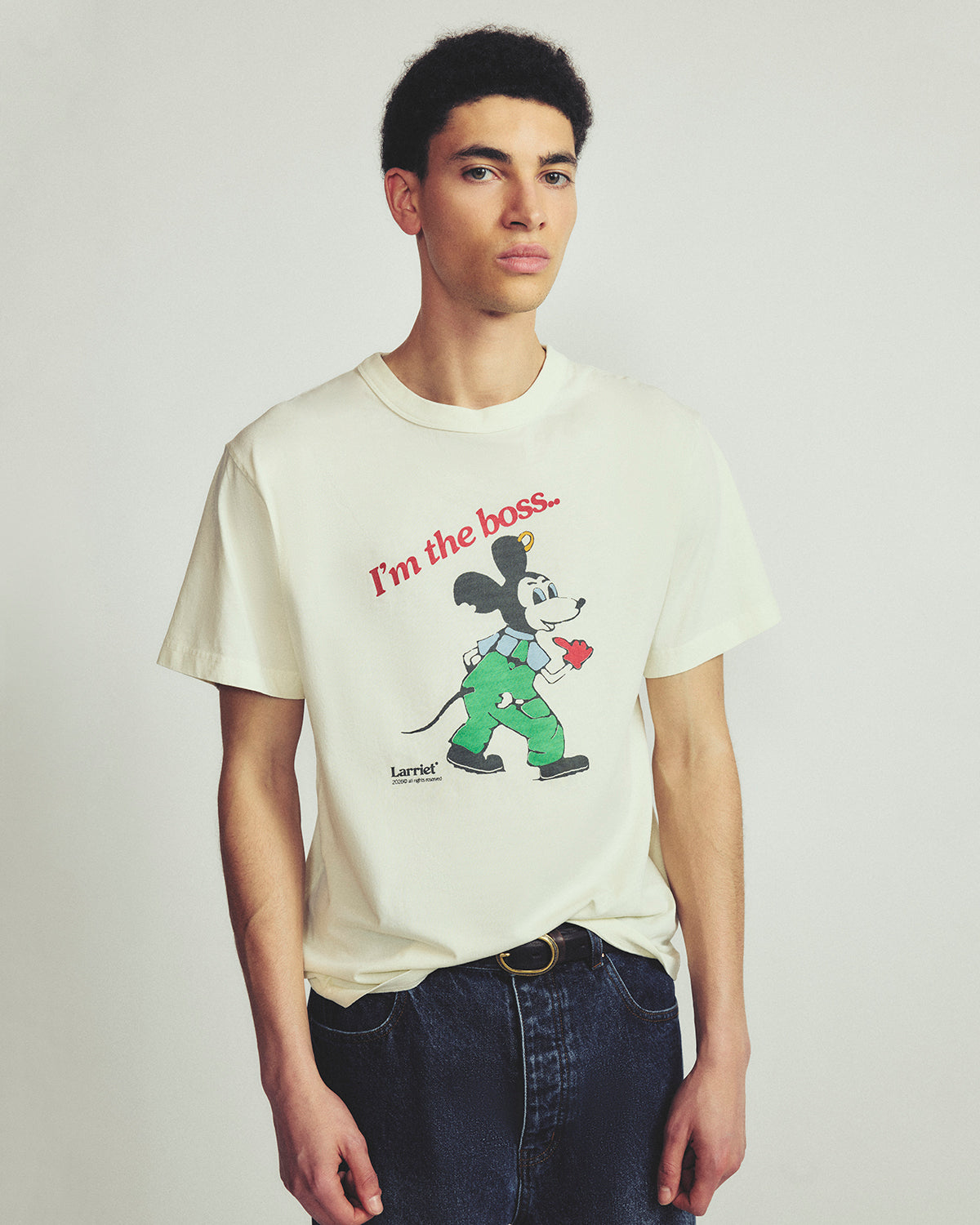 Larriet Boss Tee in Natural