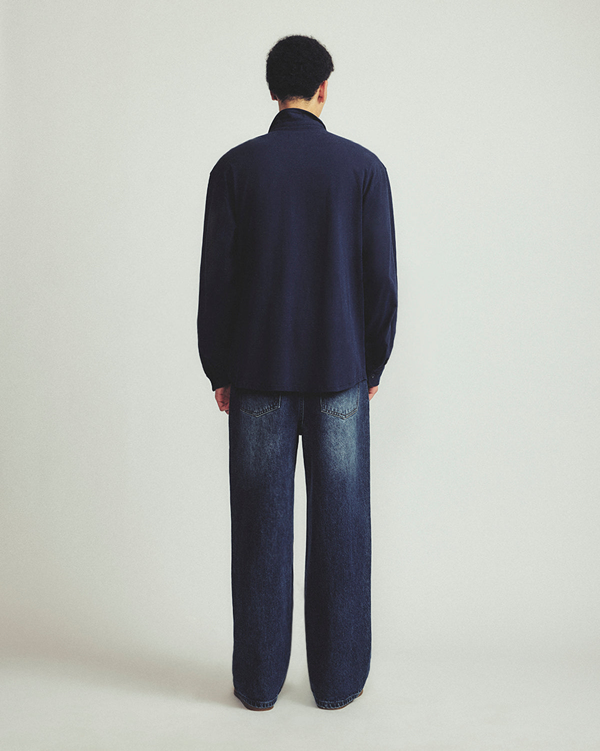 Larriet Layover Shirt in Navy