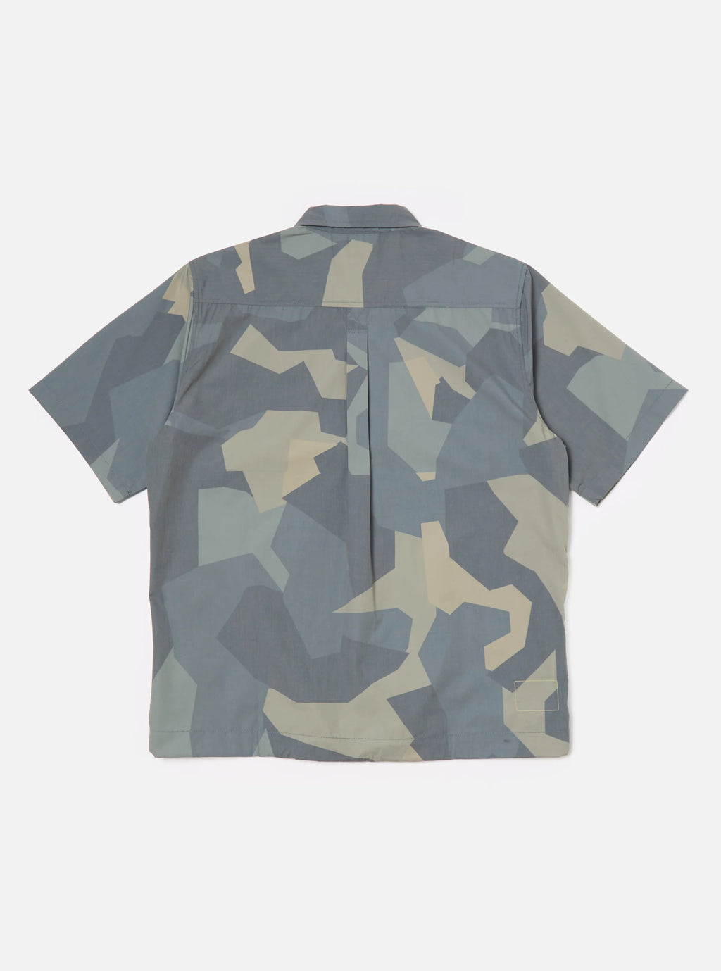 master-piece x Universal Works Tech Overshirt in Blue Camo Recycled Polytech