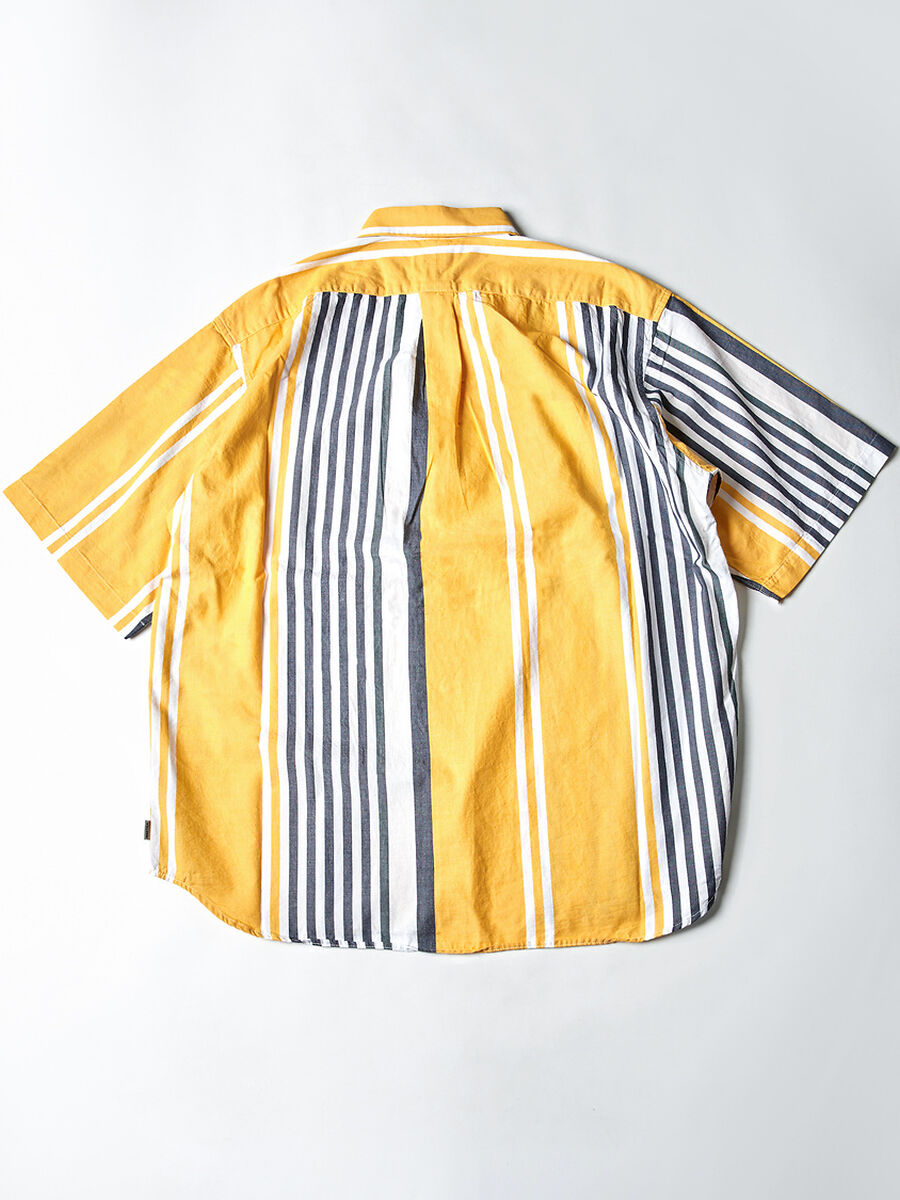 Nautica Japan Yellow Multi Stripe Shirt