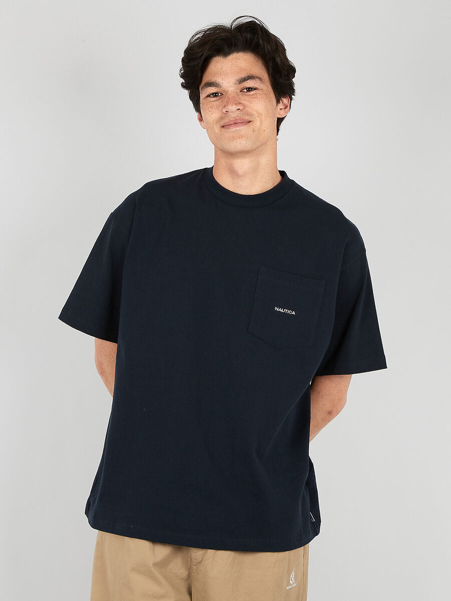 Nautica Japan Back Signal Tee Navy