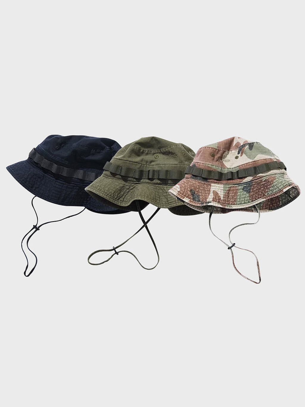 Nautica Japan Ripstop Boonie Bucket Hat in Black