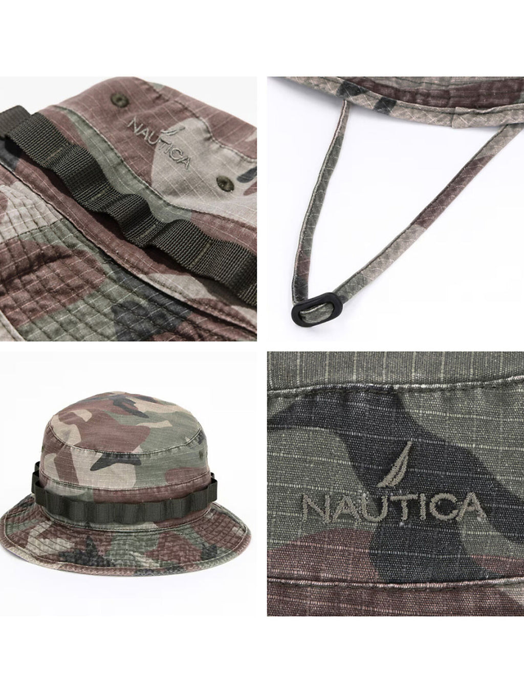 Nautica Japan Ripstop Boonie Bucket Hat in Camo