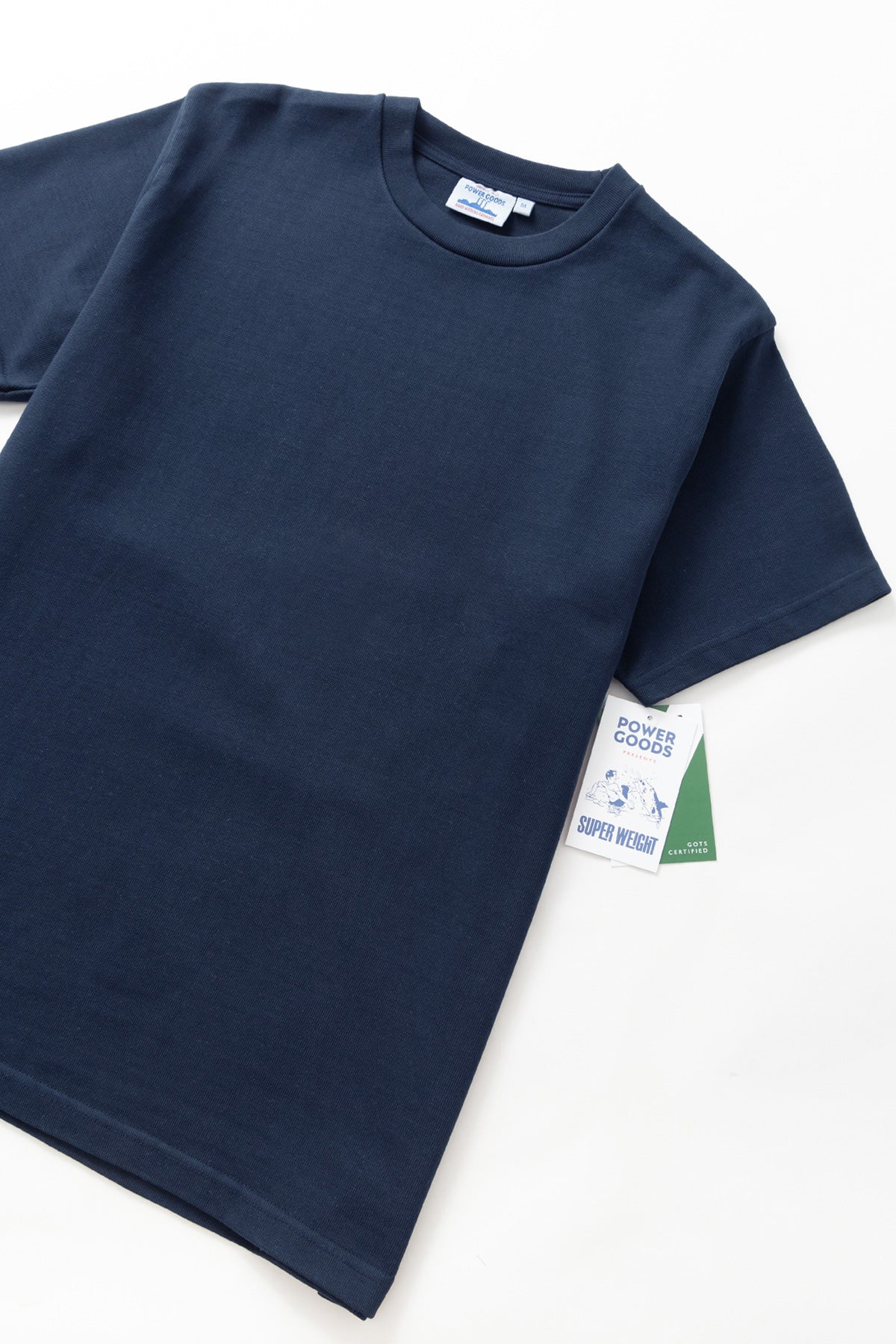 Power Goods Super Weight Tee in Navy