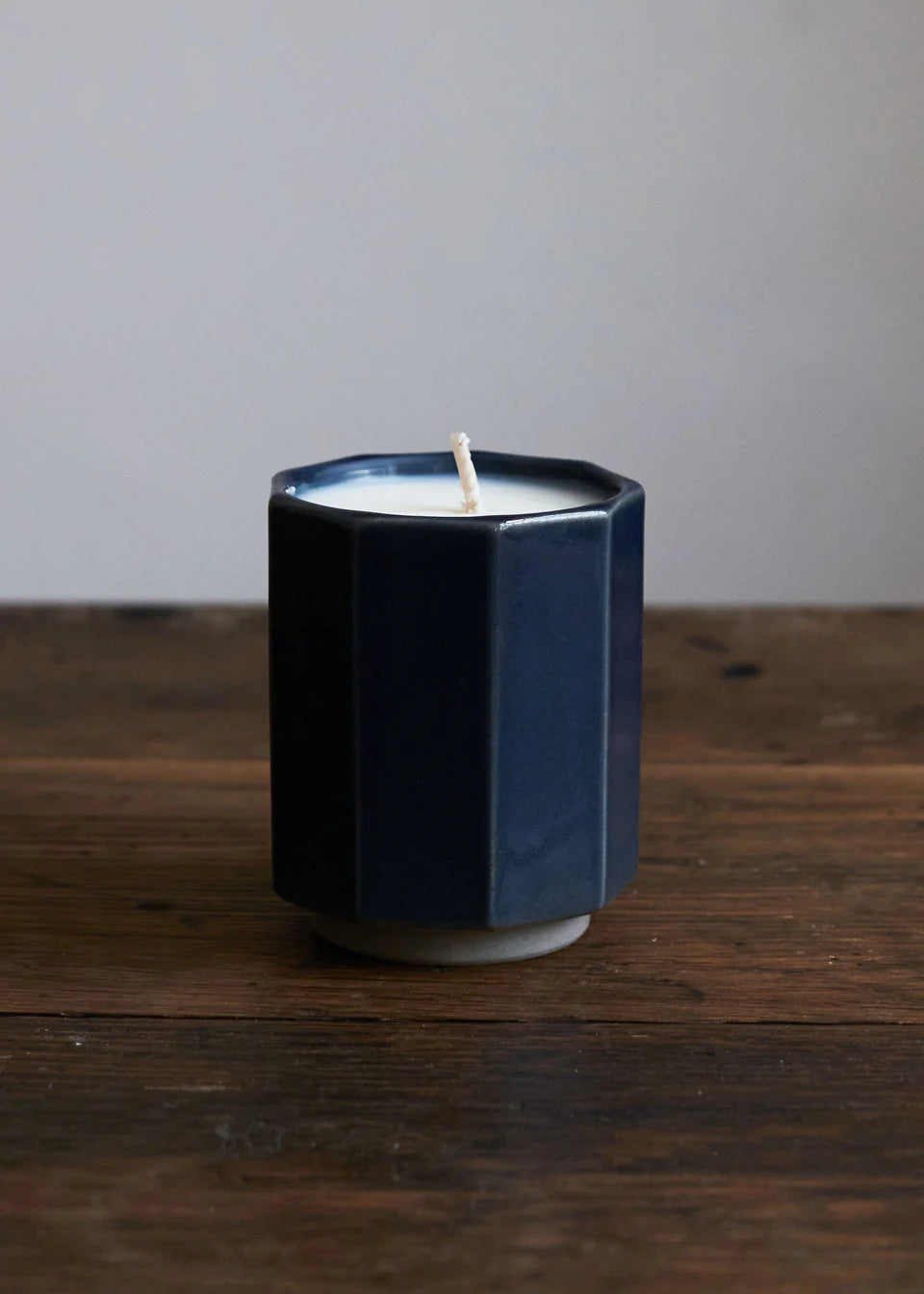 Blue Onji Handmade Japanese Ceramic Candle