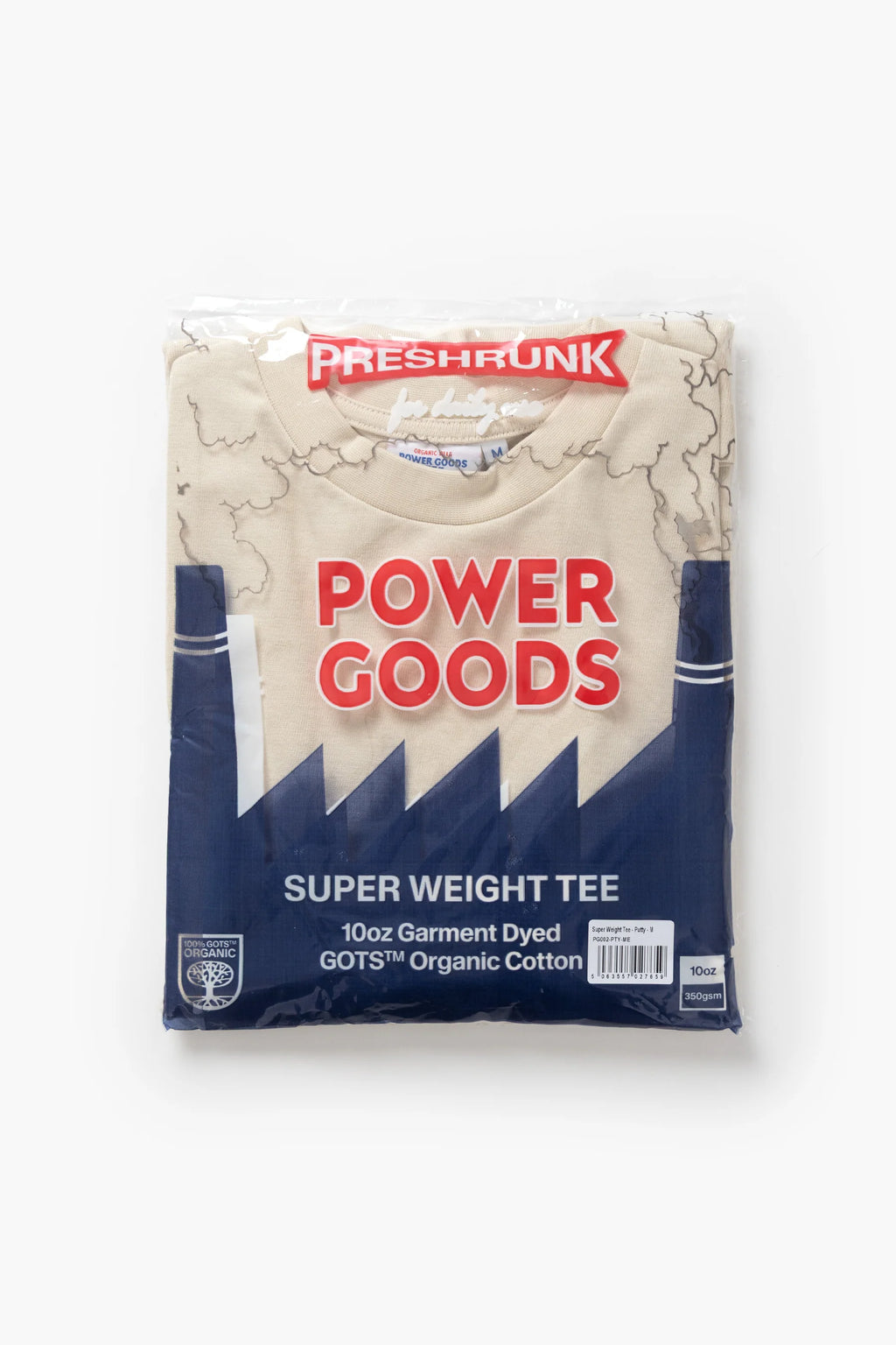 Power Goods Super Weight Tee in Putty