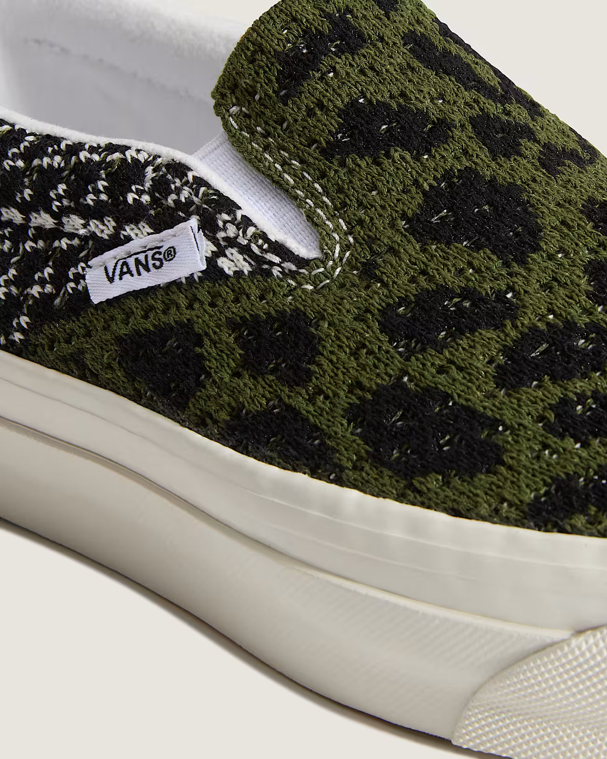 Vans Premium LX Classic Slip-On 98 EK in Leopard Black/Green