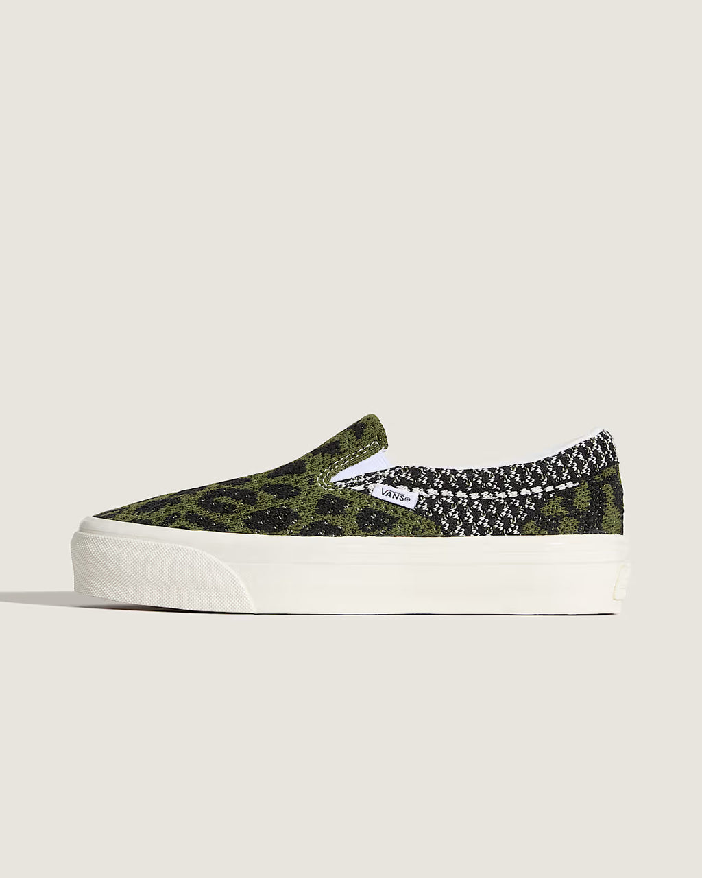 Vans Premium LX Classic Slip-On 98 EK in Leopard Black/Green