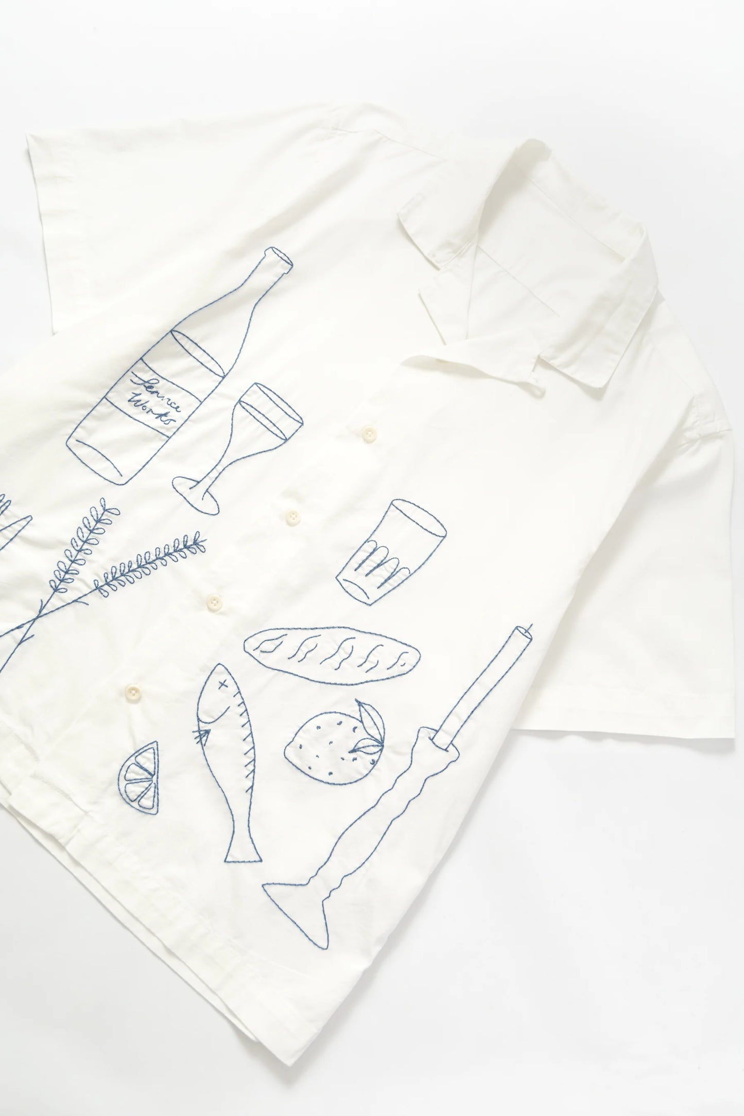 Service Works Light Twill Picnic Short Sleeve Shirt