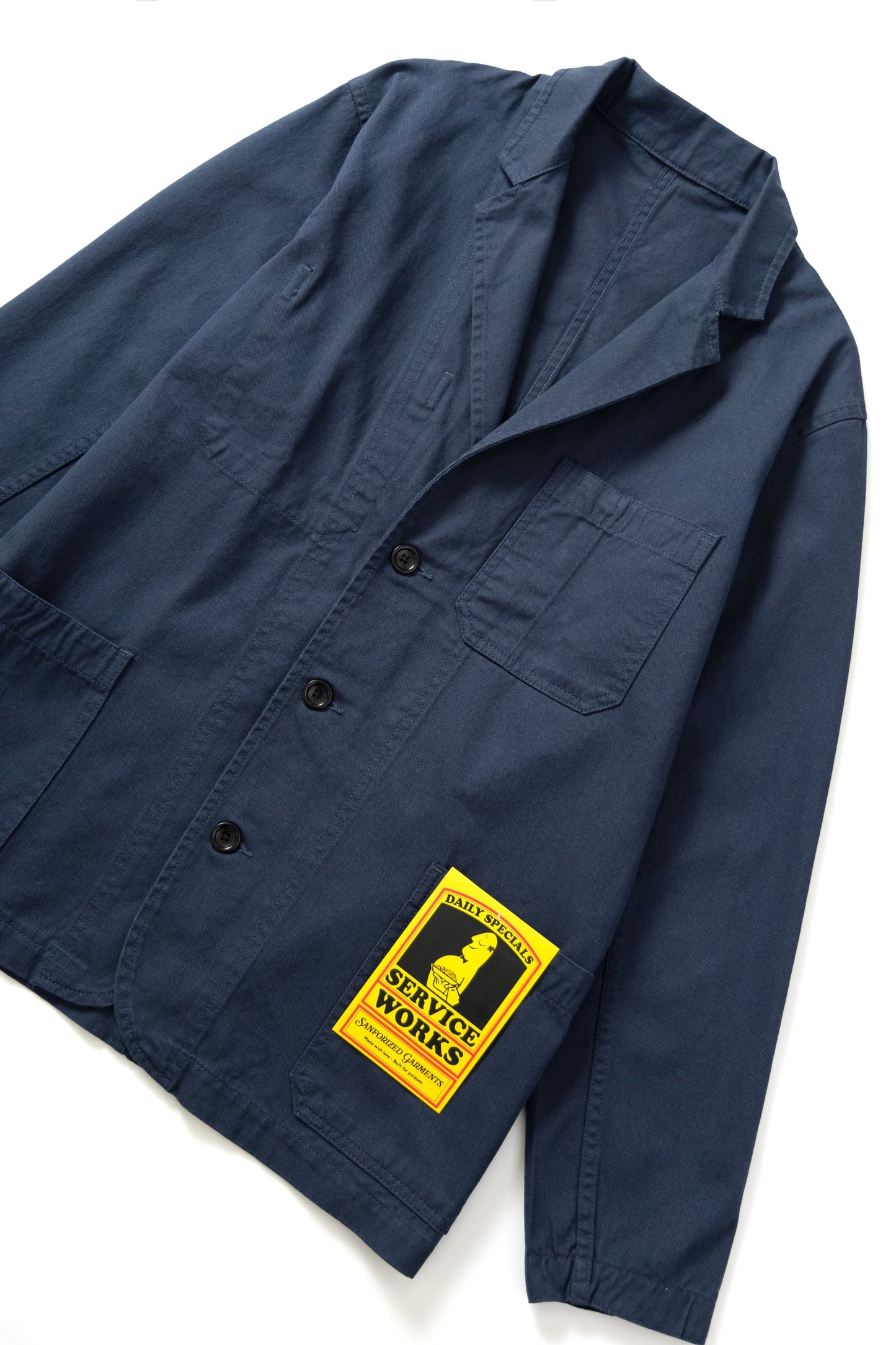 Service Works Drill Server Suit Jacket Navy