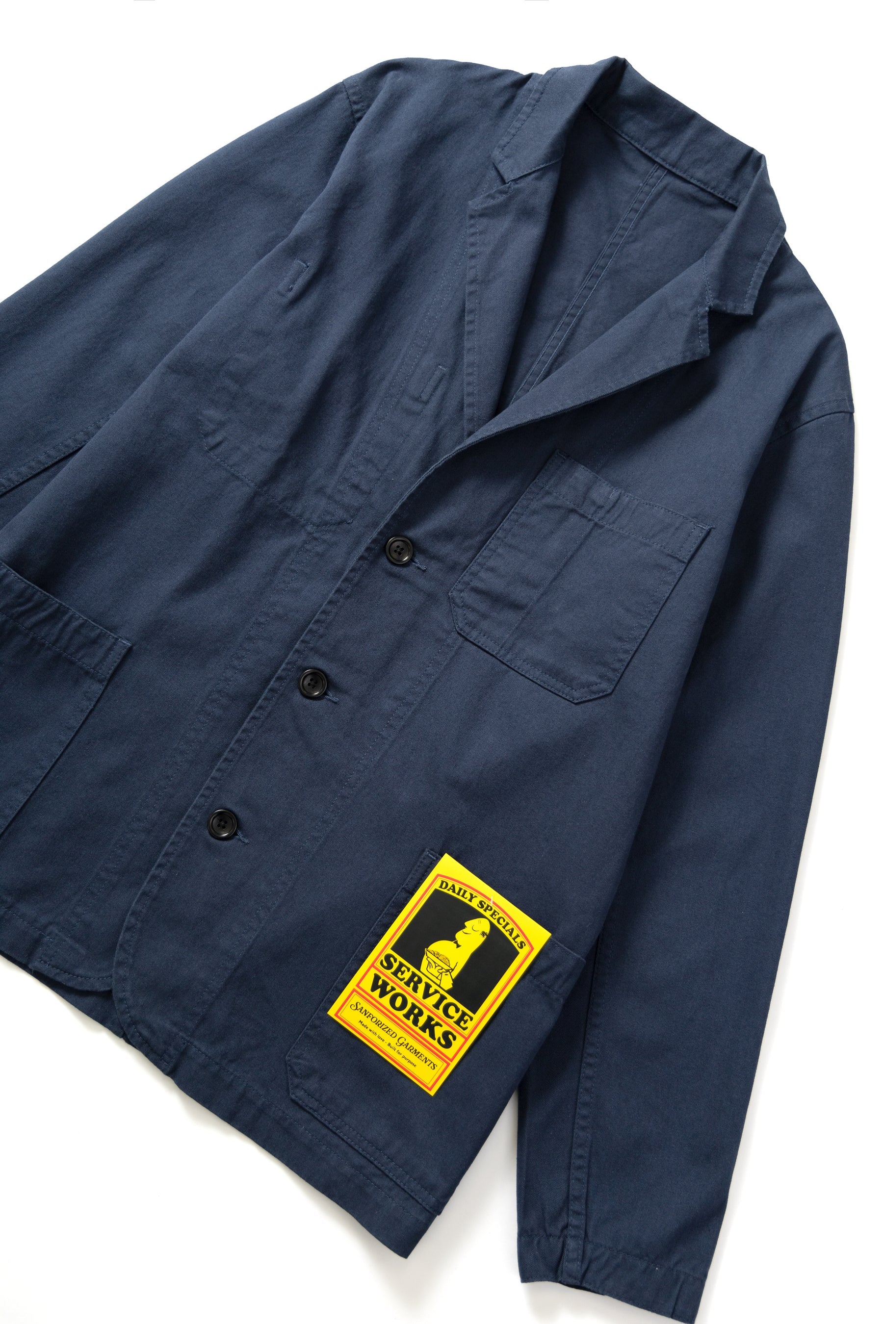 Service Works Drill Server Suit Jacket Navy