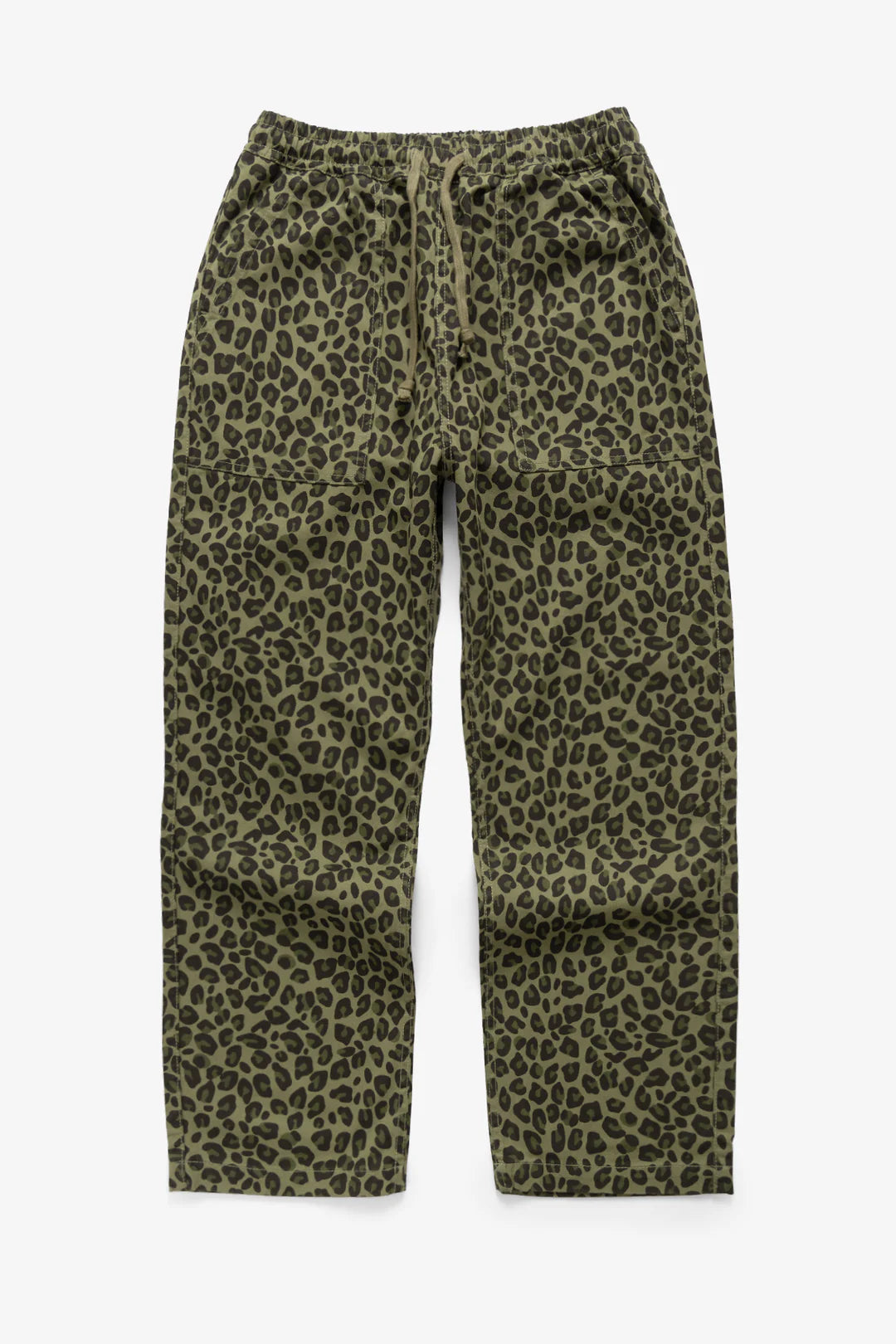 Service Works Green Leopard Chef Pants