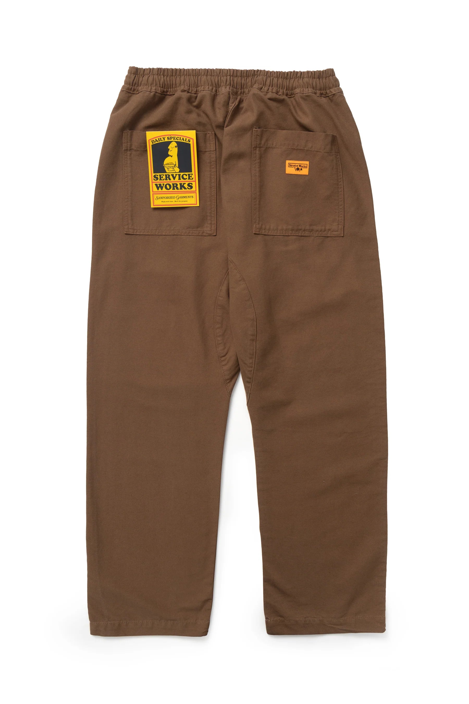 Service Works Classic Chef Pants in Bark