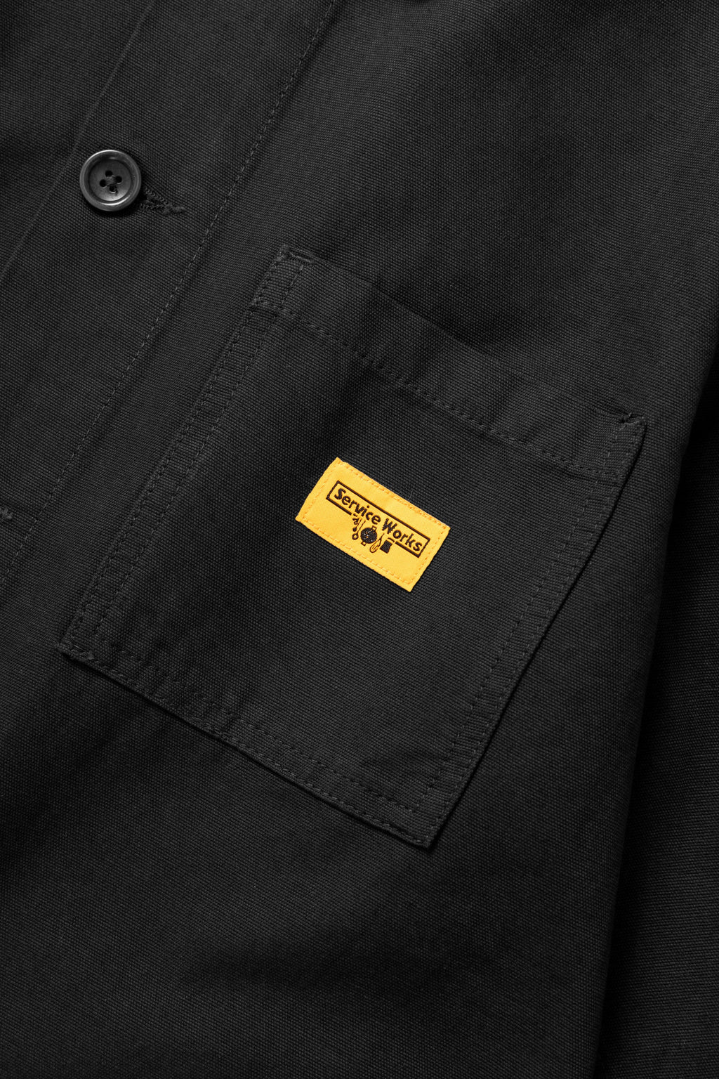 Service Works Canvas Chore Shirt in Black