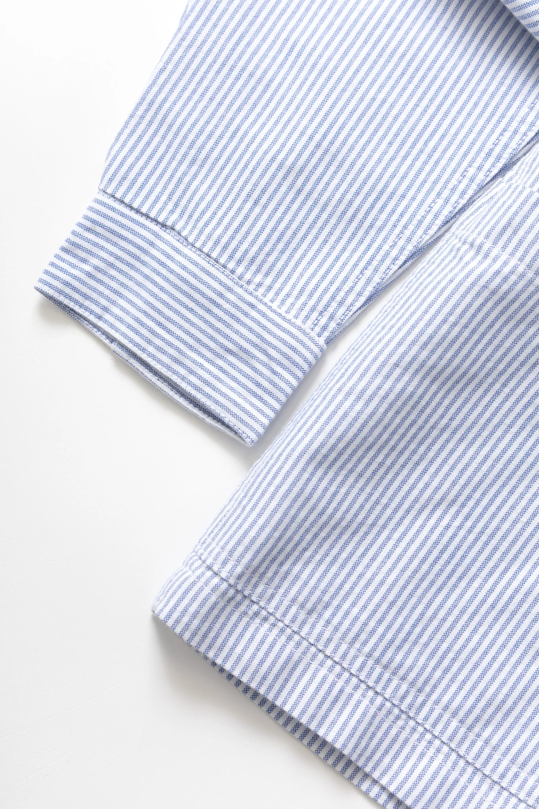 Service Works Waiter Shirt in Oxford Blue Stripe