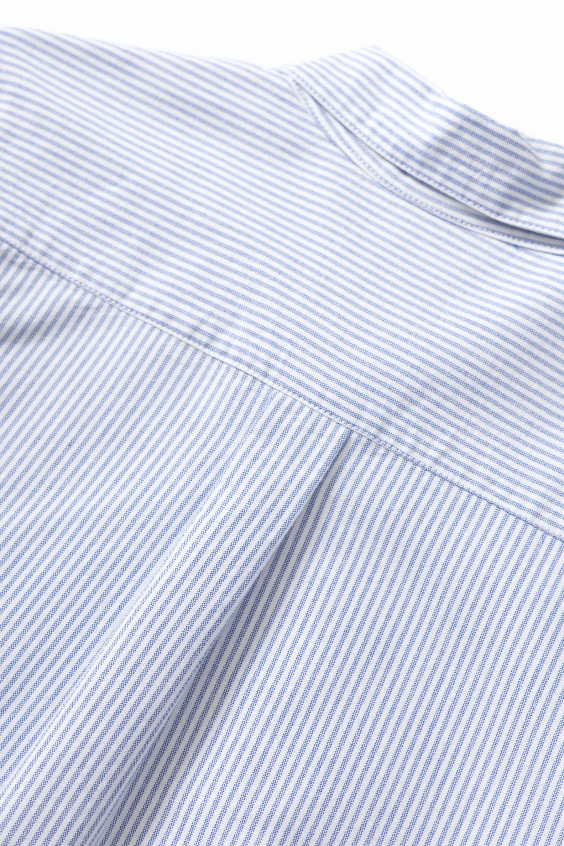 Service Works Waiter Shirt in Oxford Blue Stripe