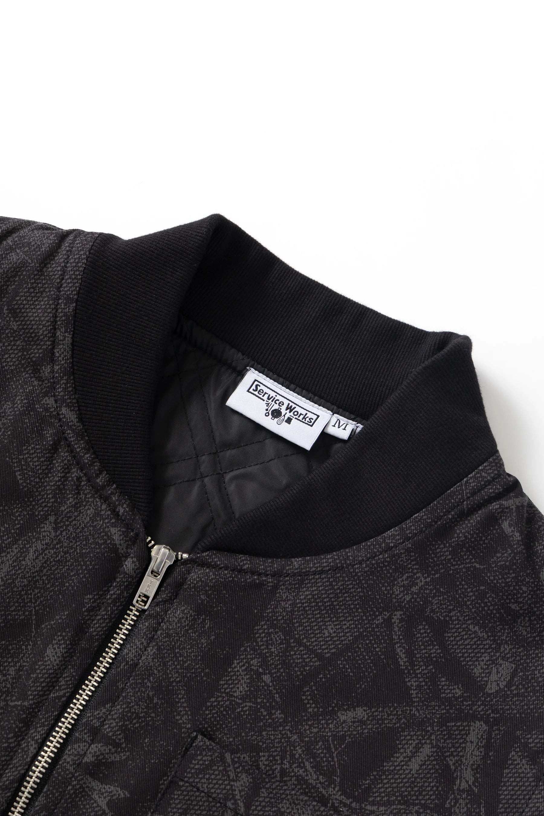 Service Works Camo Padded Work Vest in Mono