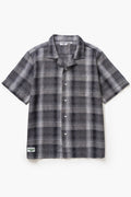 Service Works Plaid Resort Shirt in Black
