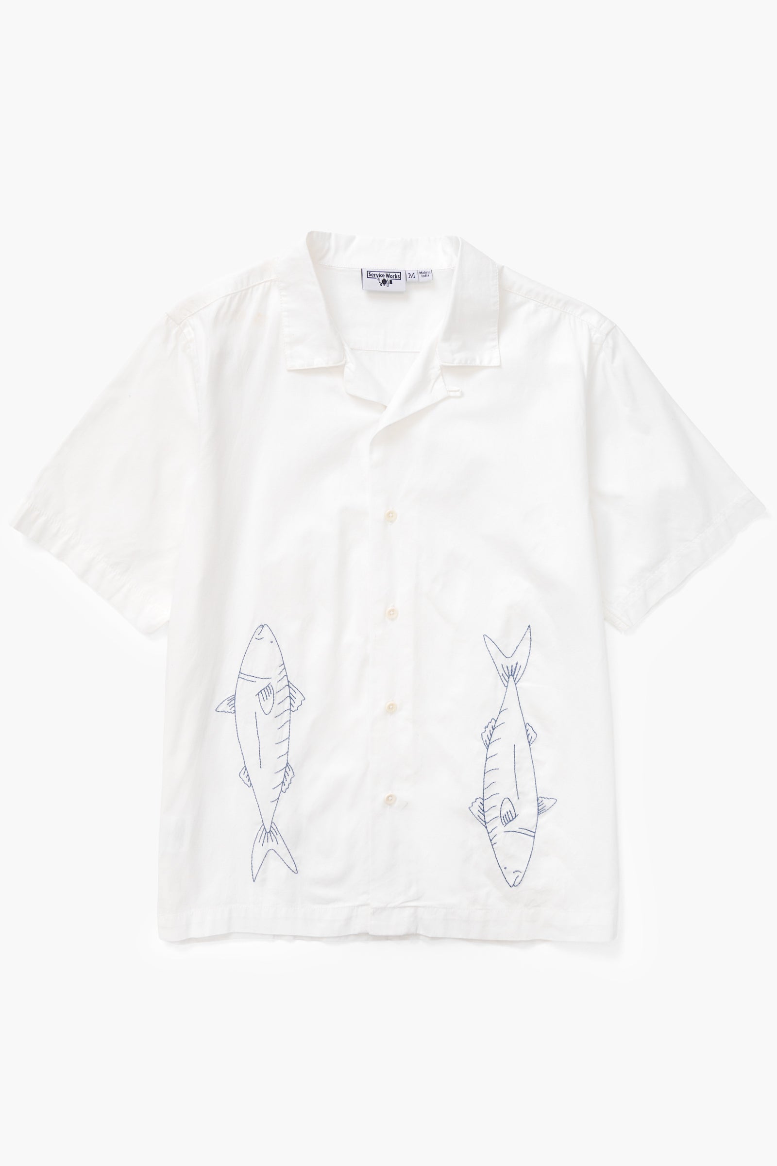 Service Works Mackerel Shirt in White