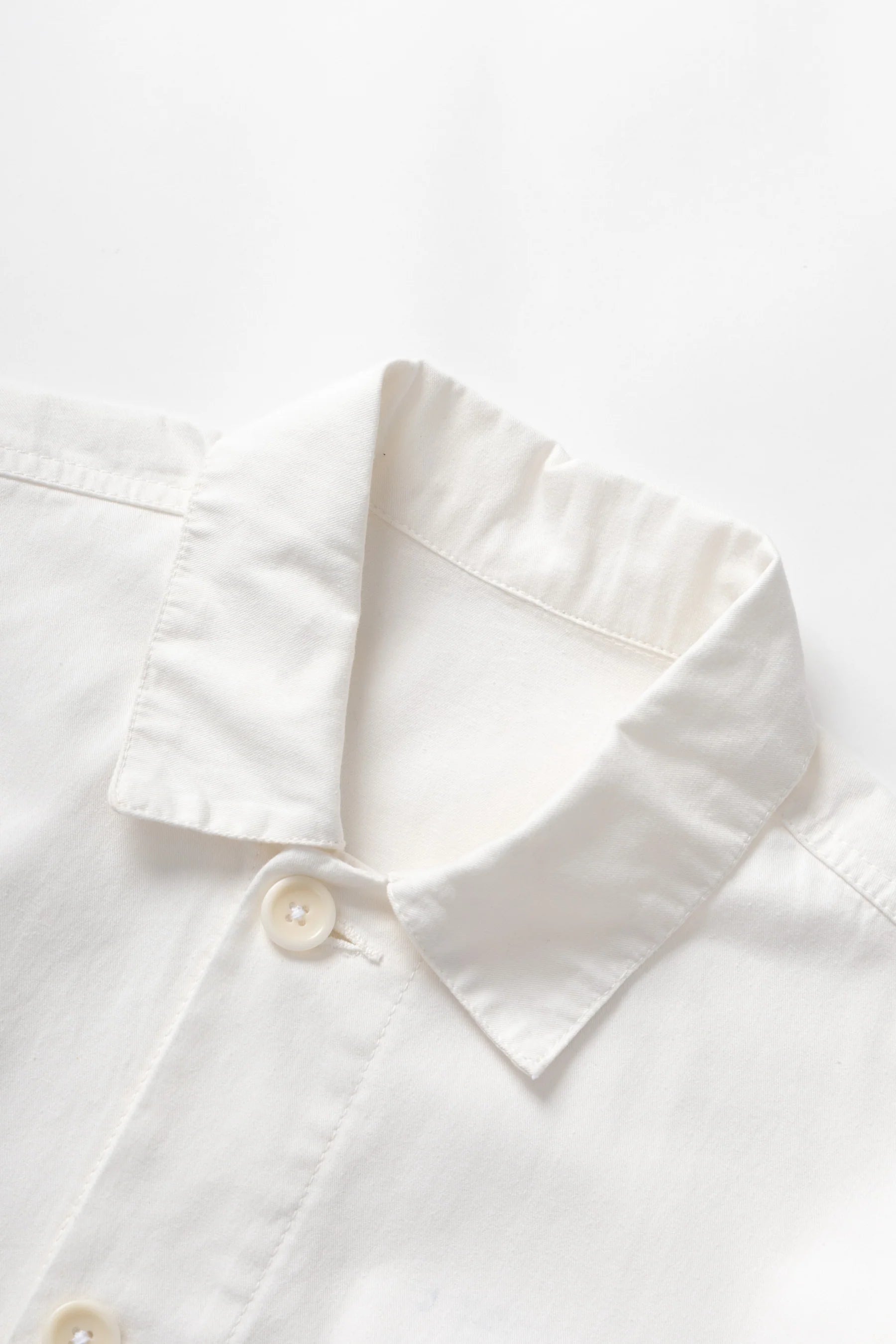 Service Works Twill Chore Shirt in Off White