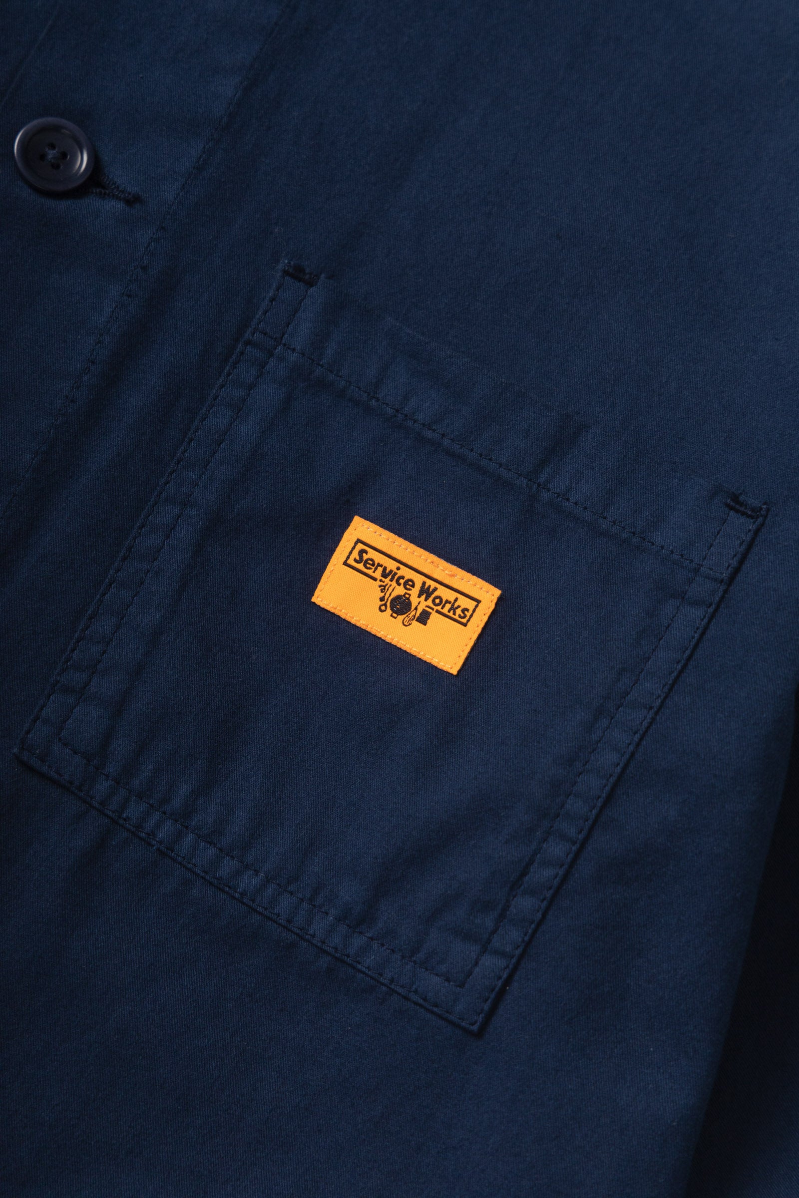 Service Works Canvas Chore Shirt in Dark Navy