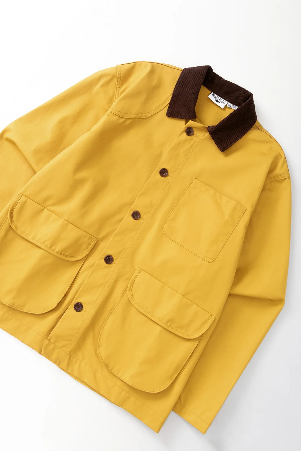 Service Works Waxed Barn Coat in Ochre