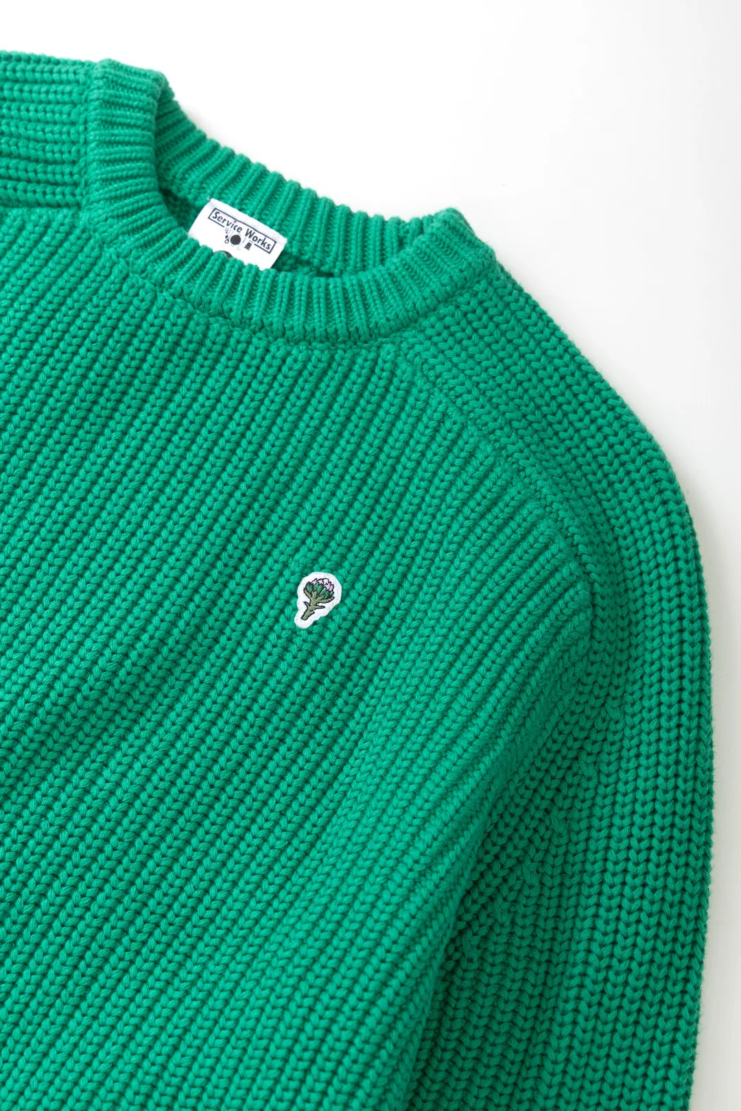 Service Works Artichoke Chunky Knit in Derry Green