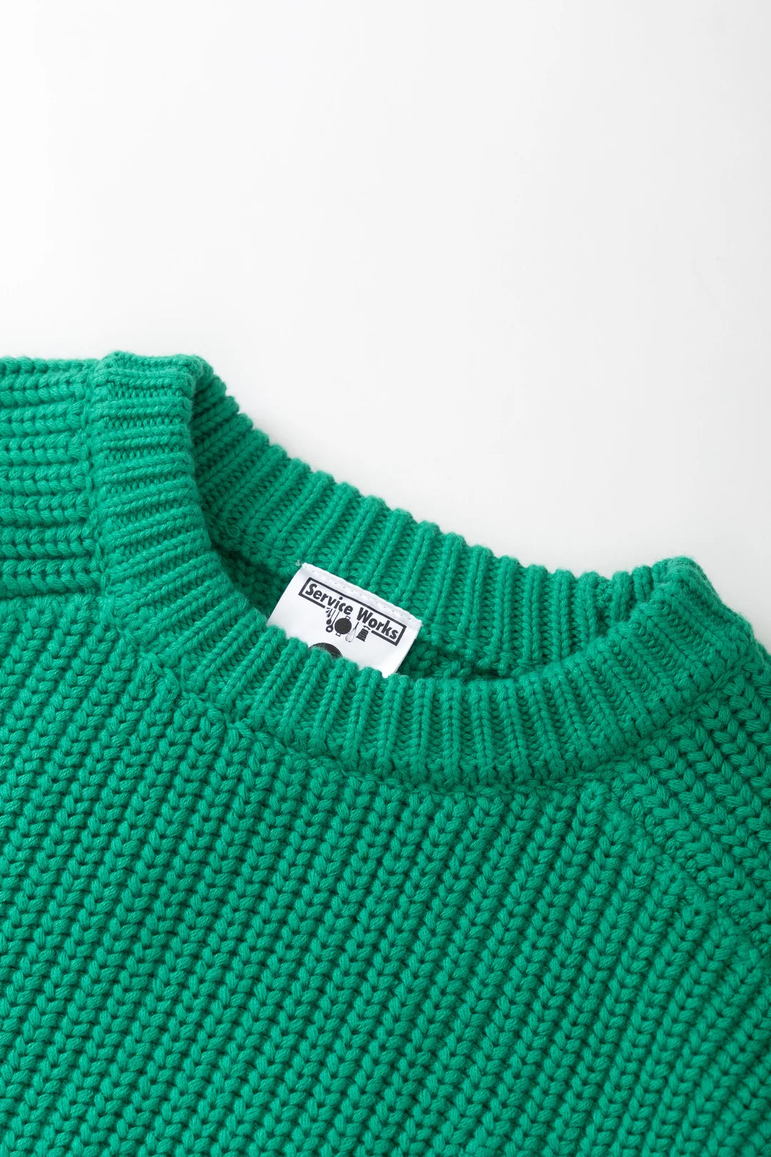Service Works Artichoke Chunky Knit in Derry Green