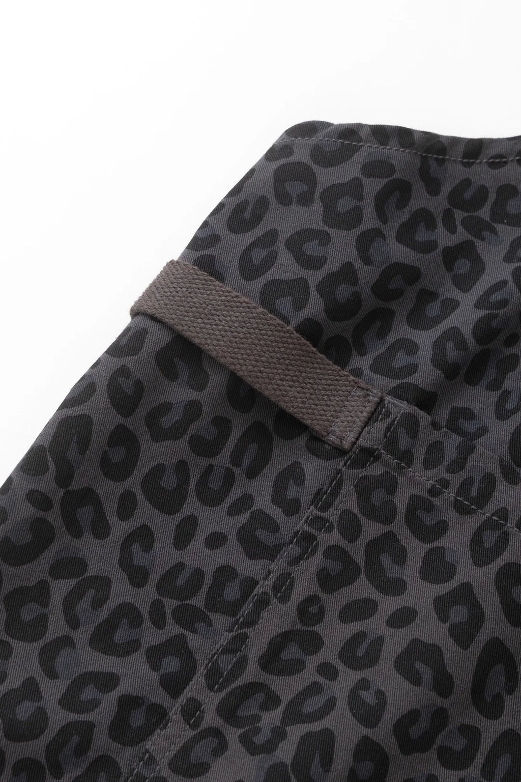 Service Works Patterned Apron in Black Leopard