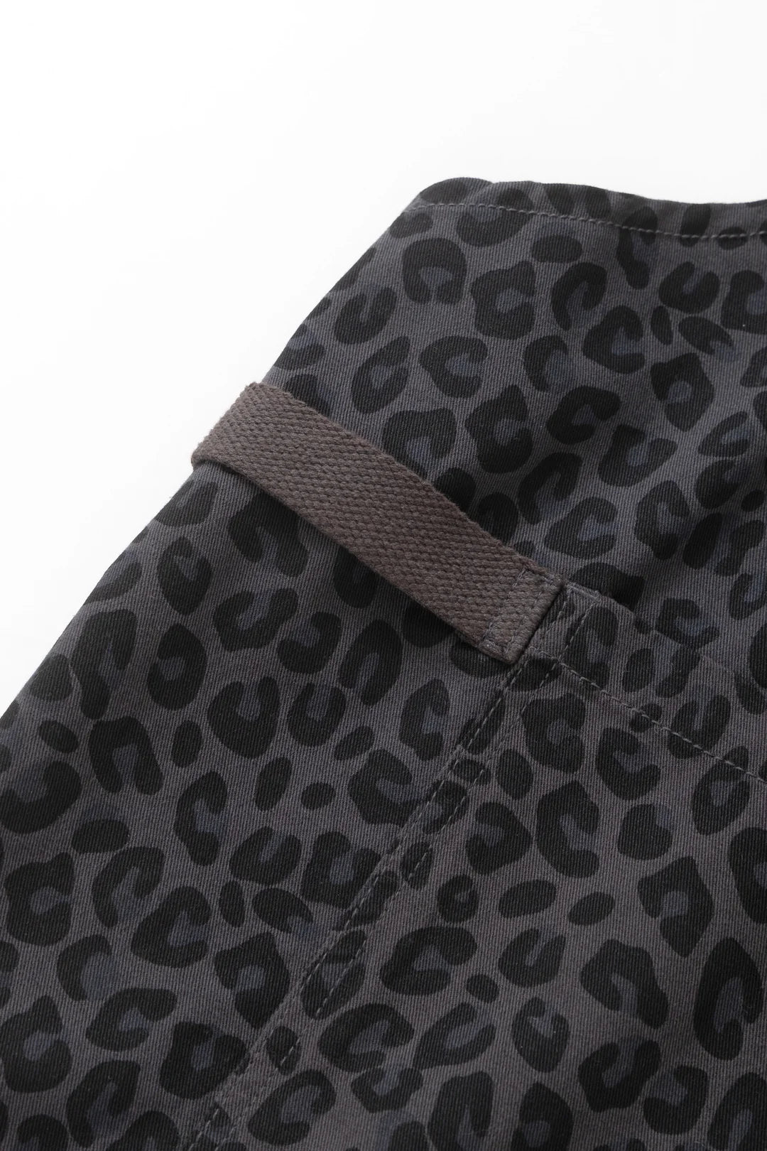Service Works Patterned Apron in Black Leopard