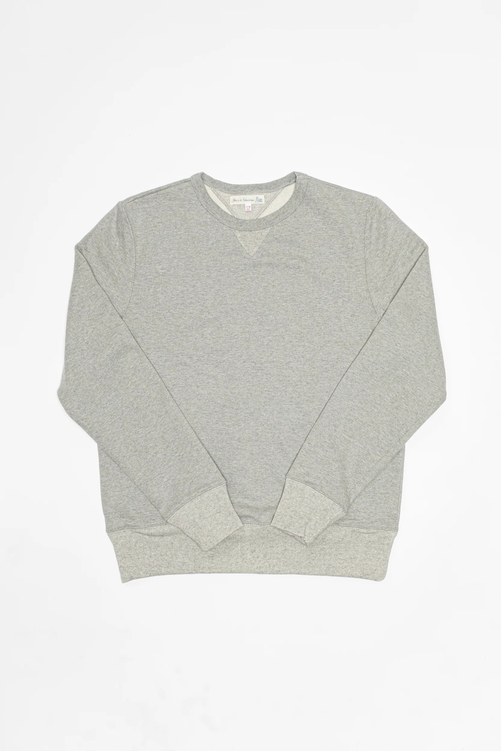 Merz B. Schwanen Classic Loopwheeled Sweatshirt 3M46.80 in Grey Melange