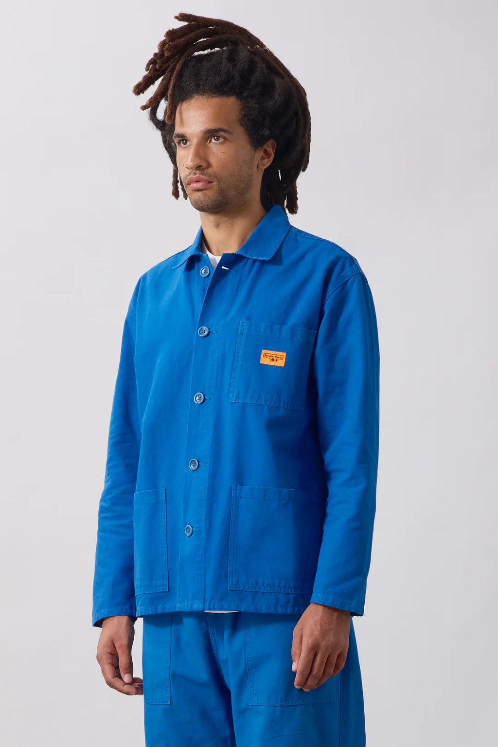 Service Works Classic Chore Shirt in Cobalt