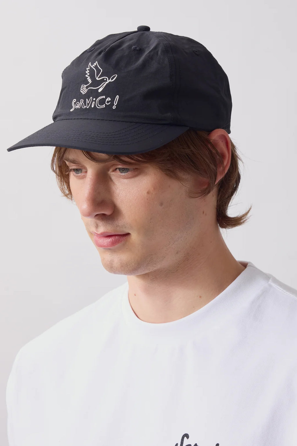 Service Works Nylon Dove Cap in Black