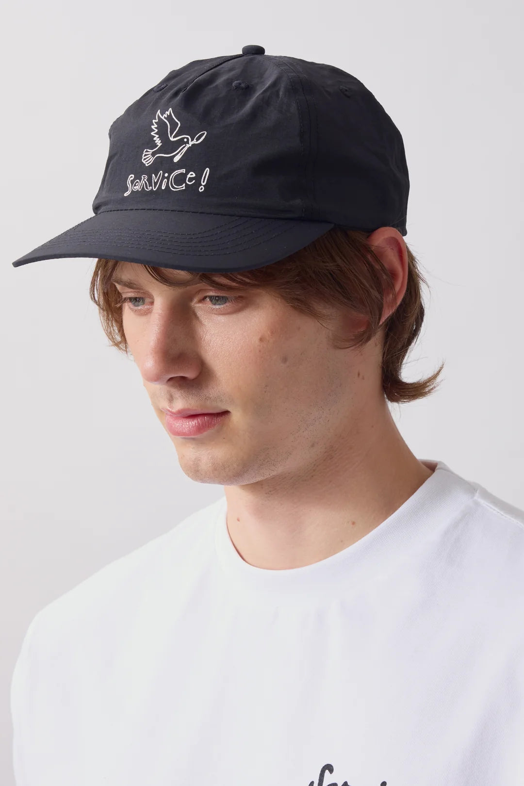 Service Works Nylon Dove Cap in Black